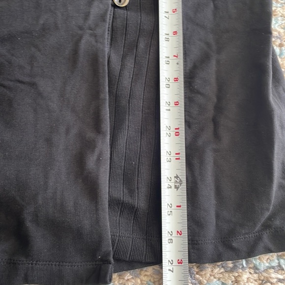 - Lucky lotus lucky brand black wrap cardigan with buttons size m - Picture 6 of 14